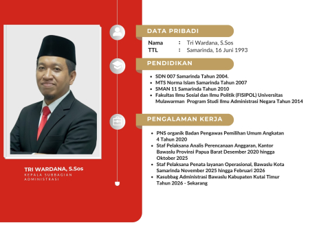 Kepala Subbagian Administrasi